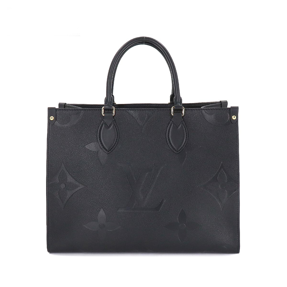 Louis Vuitton Monogram Implant Onthego MM Shoulder Bag Rfid Noir